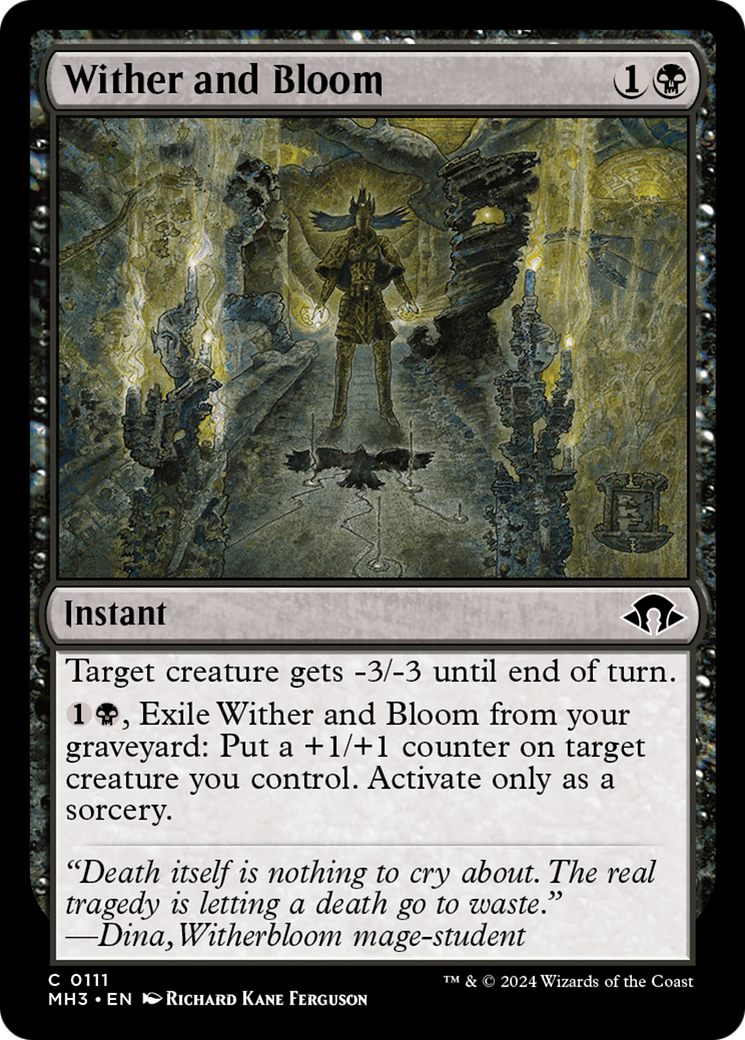 Wither and Bloom [Modern Horizons 3] | Jomio and Rueliete's Cards and Comics