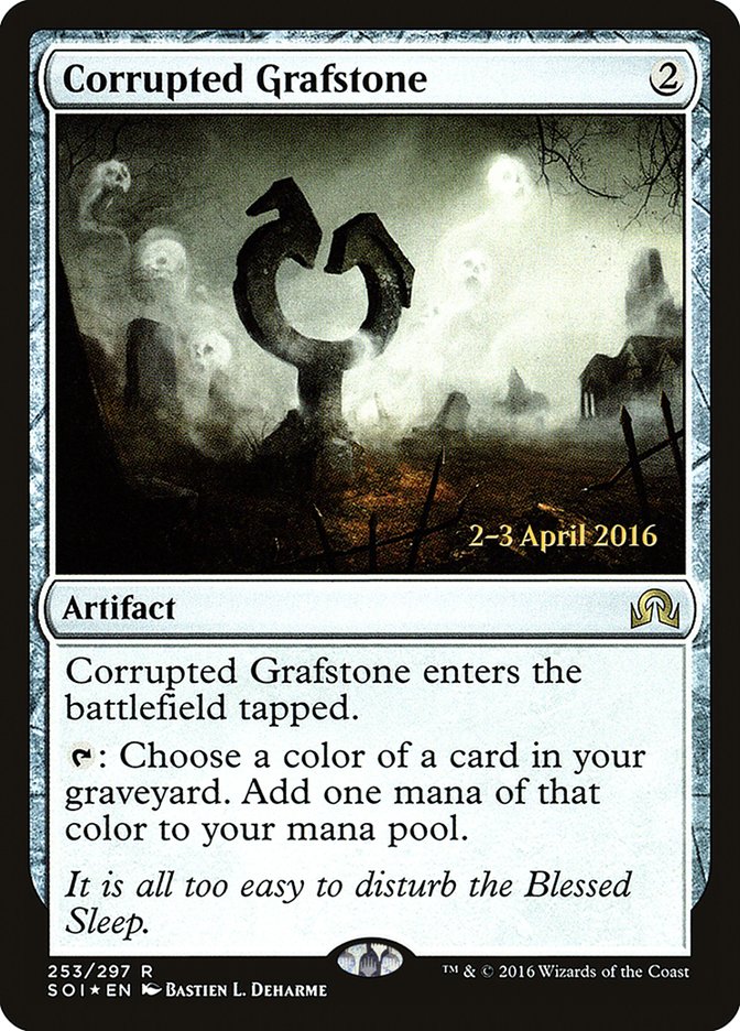 Corrupted Grafstone [Shadows over Innistrad Prerelease Promos] | Jomio and Rueliete's Cards and Comics