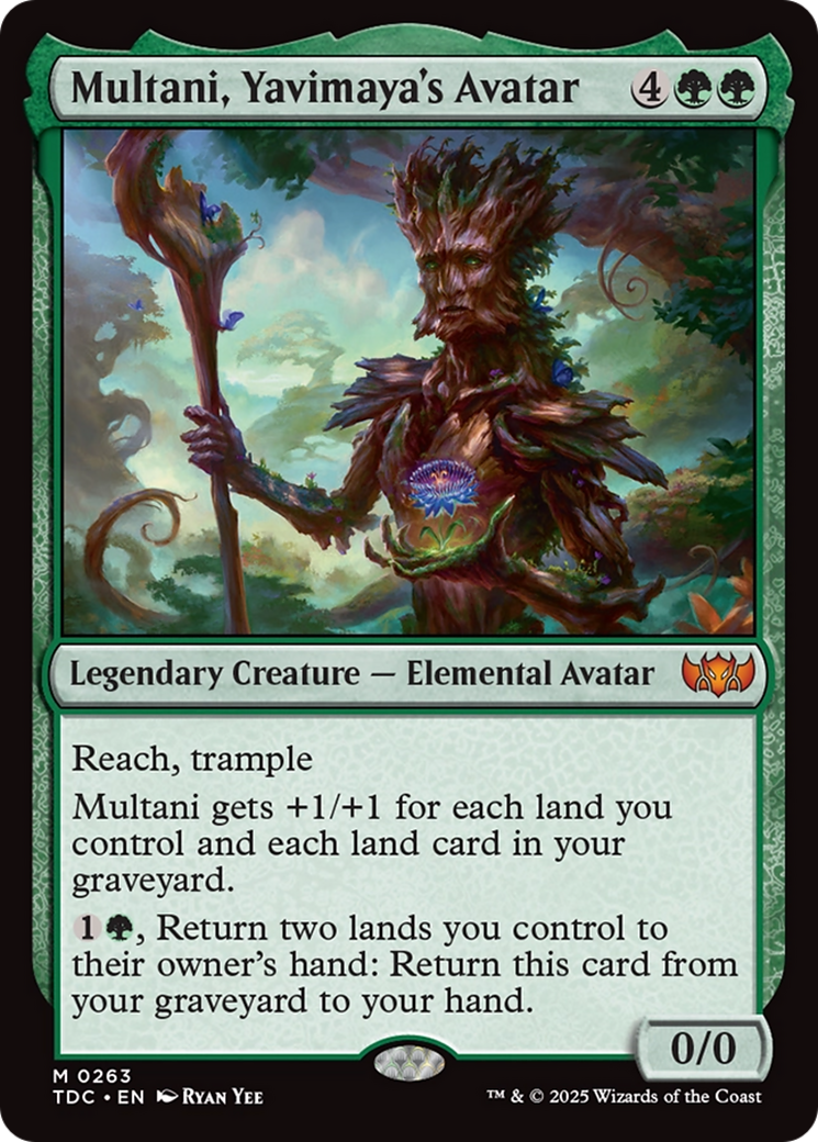 Multani, Yavimaya's Avatar [Tarkir: Dragonstorm Commander] | Jomio and Rueliete's Cards and Comics