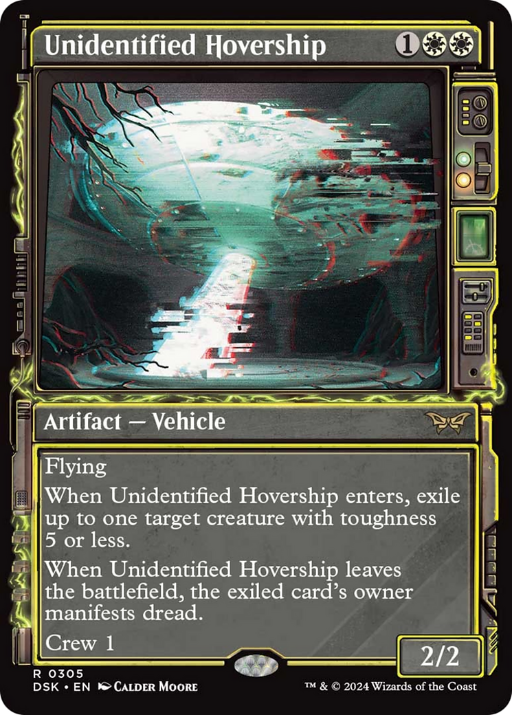 Unidentified Hovership (Showcase) [Duskmourn: House of Horror] | Jomio and Rueliete's Cards and Comics