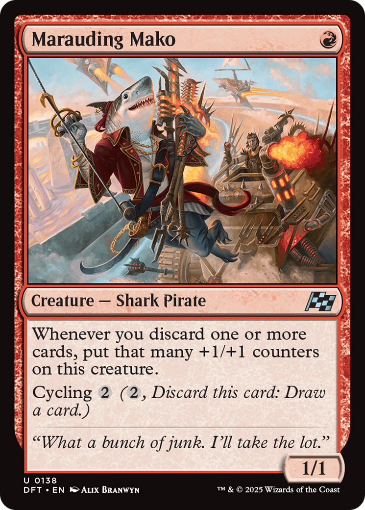 Marauding Mako [Aetherdrift] | Jomio and Rueliete's Cards and Comics