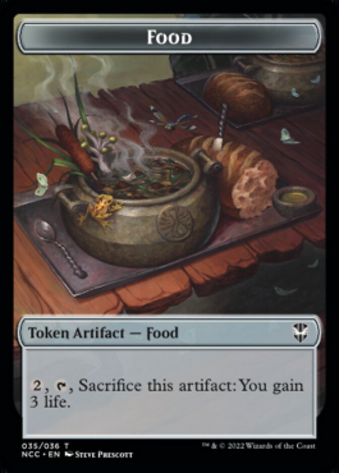 Food // Citizen Double-Sided Token [Streets of New Capenna Commander Tokens] | Jomio and Rueliete's Cards and Comics