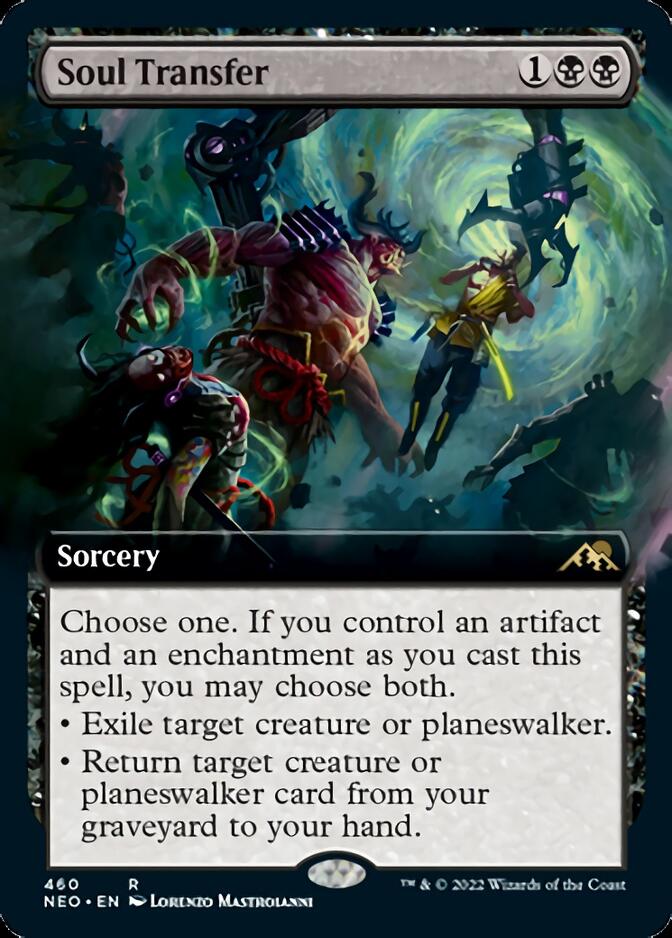 Soul Transfer (Extended Art) [Kamigawa: Neon Dynasty] | Jomio and Rueliete's Cards and Comics