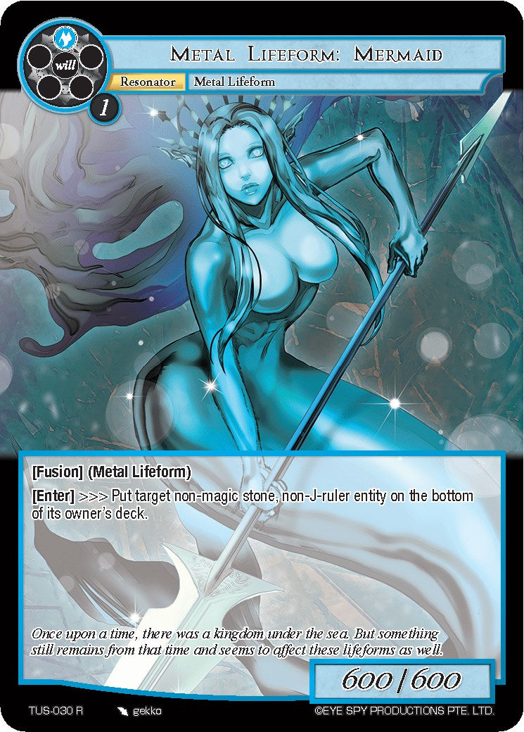 Metal Lifeform: Mermaid (TUS-030 R) [The Underworld of Secrets] | Jomio and Rueliete's Cards and Comics