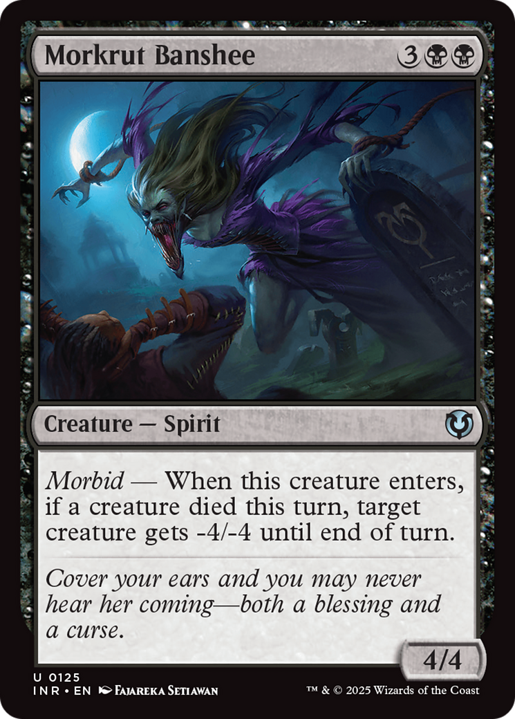 Morkrut Banshee [Innistrad Remastered] | Jomio and Rueliete's Cards and Comics