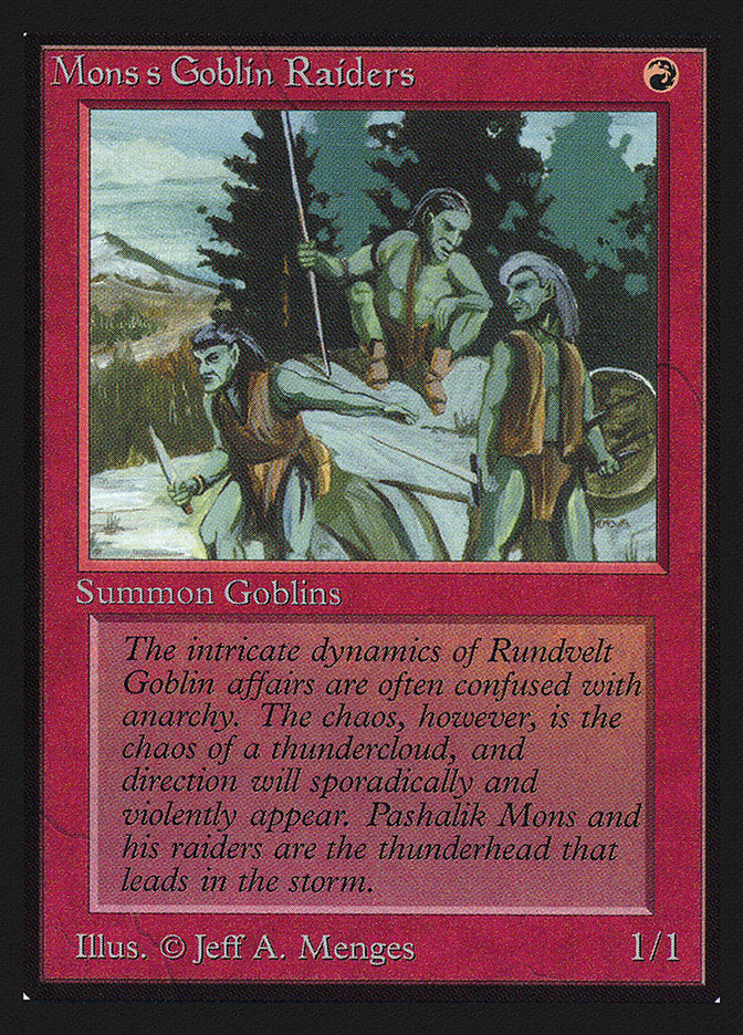 Mons's Goblin Raiders [Collectors' Edition] | Jomio and Rueliete's Cards and Comics