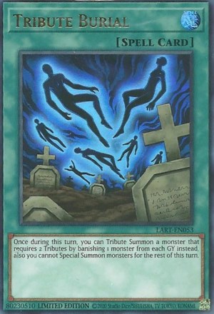 Tribute Burial [LART-EN053] Ultra Rare | Jomio and Rueliete's Cards and Comics