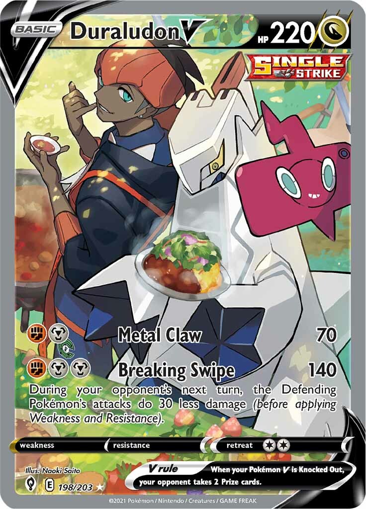 Duraludon V (198/203) (Alternate Art) [Sword & Shield: Evolving Skies] | Jomio and Rueliete's Cards and Comics
