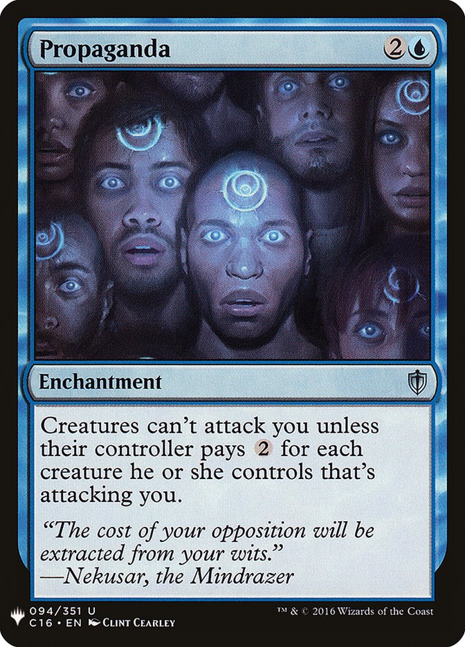 Propaganda [Mystery Booster] | Jomio and Rueliete's Cards and Comics