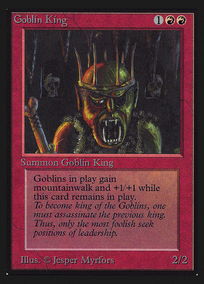 Goblin King [Collectors' Edition] | Jomio and Rueliete's Cards and Comics