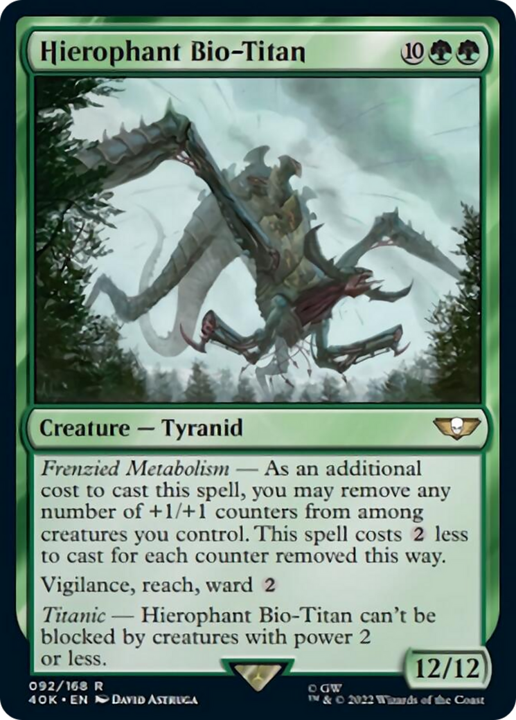 Hierophant Bio-Titan [Warhammer 40,000] | Jomio and Rueliete's Cards and Comics