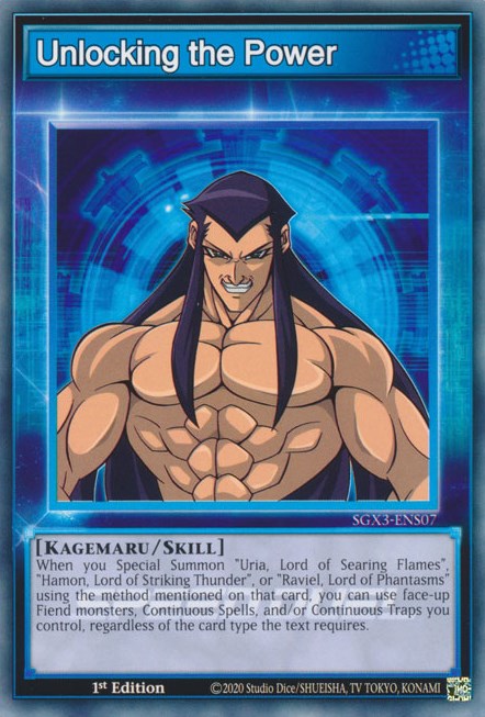 Unlocking the Power [SGX3-ENS07] Common | Jomio and Rueliete's Cards and Comics
