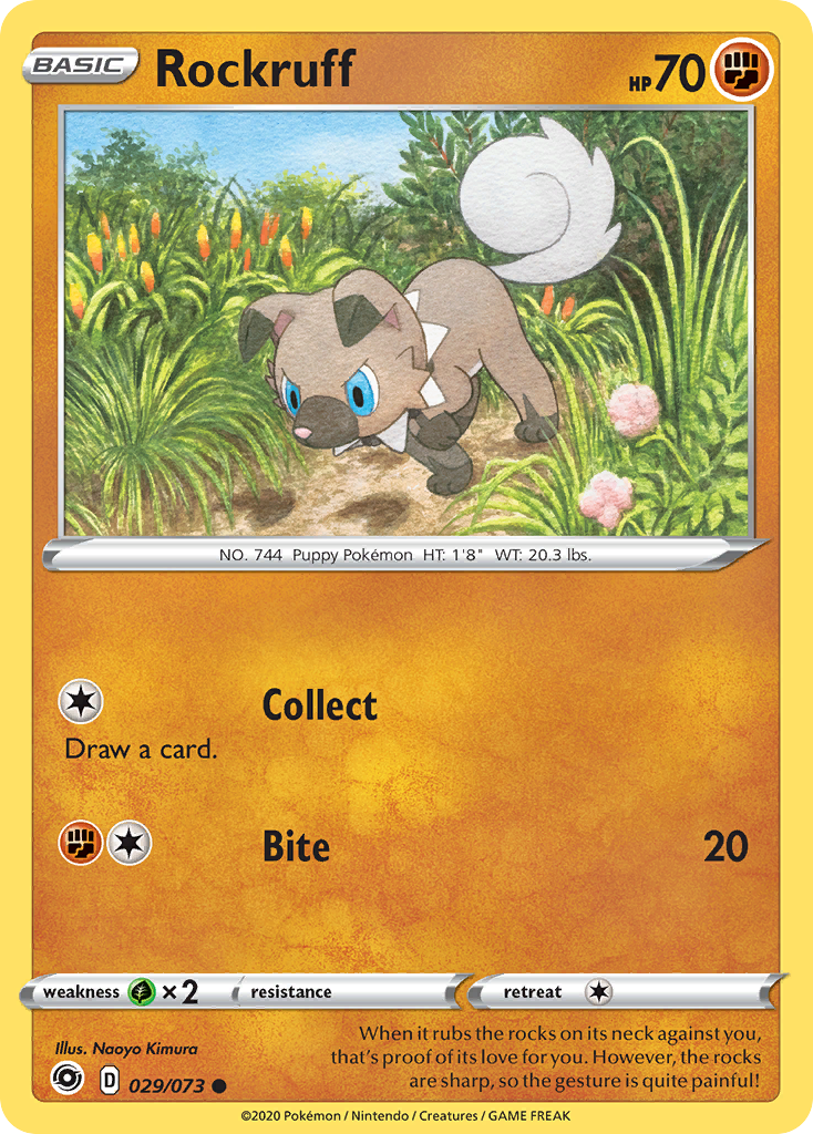 Rockruff (029/073) [Sword & Shield: Champion's Path] | Jomio and Rueliete's Cards and Comics