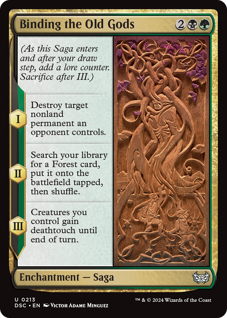 Binding the Old Gods [Duskmourn: House of Horror Commander] | Jomio and Rueliete's Cards and Comics