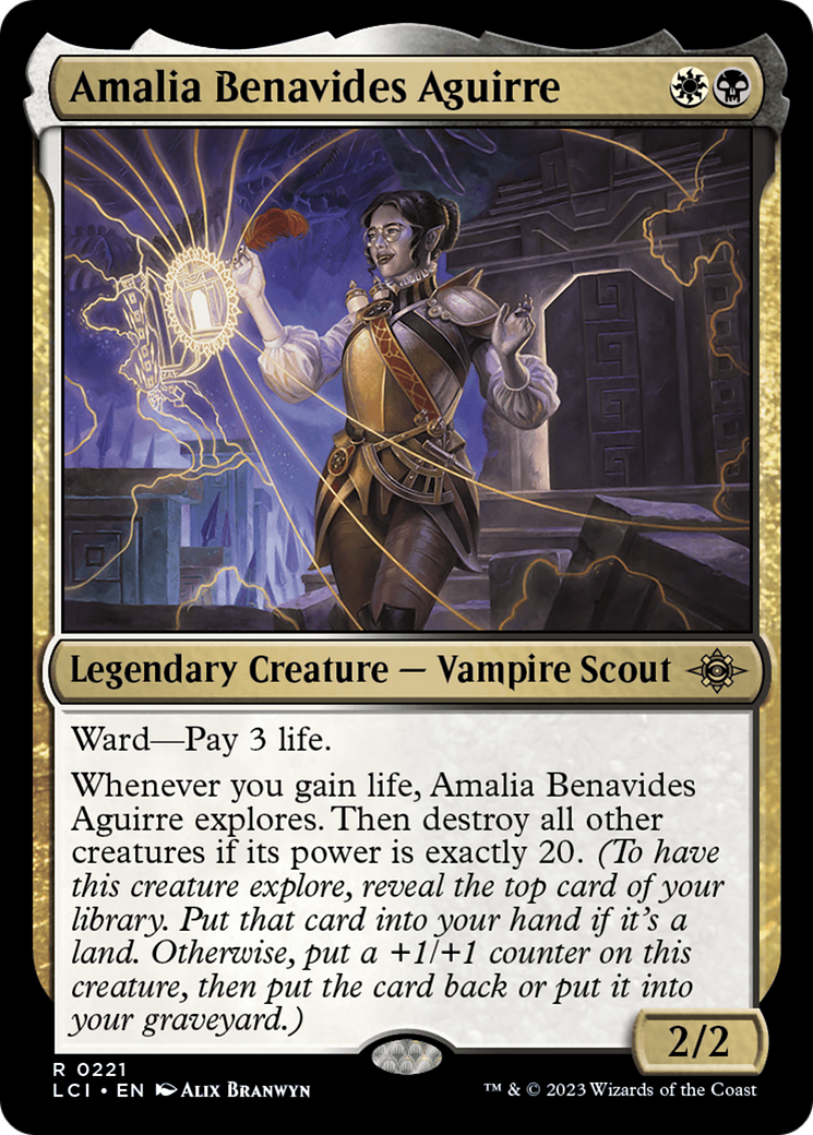 Amalia Benavides Aguirre [The Lost Caverns of Ixalan] | Jomio and Rueliete's Cards and Comics