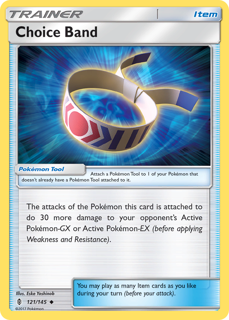 Choice Band (121/145) [Sun & Moon: Guardians Rising] | Jomio and Rueliete's Cards and Comics