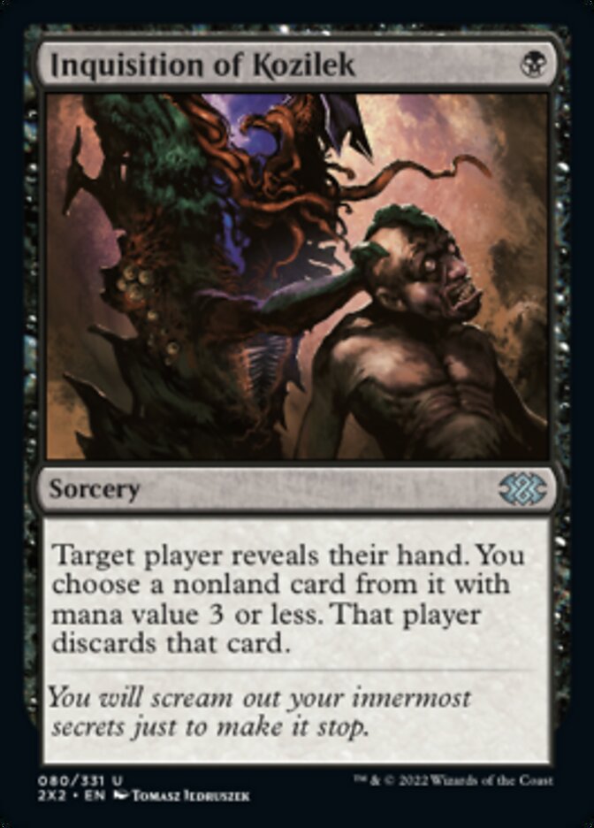 Inquisition of Kozilek [Double Masters 2022] | Jomio and Rueliete's Cards and Comics