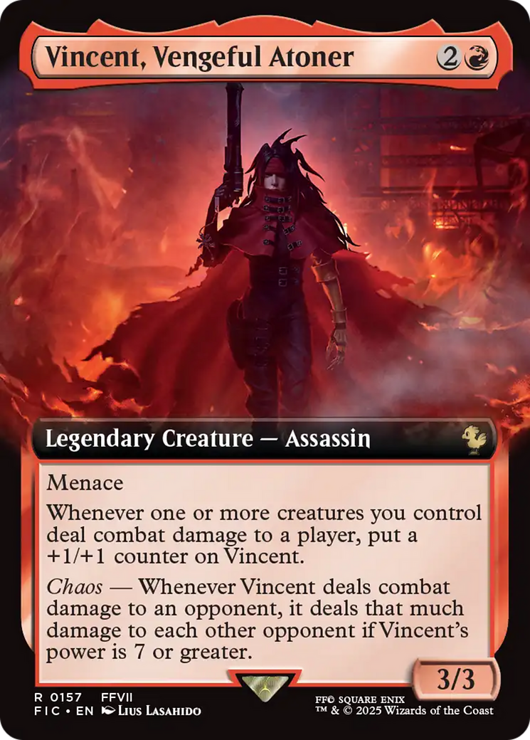 Vincent, Vengeful Atoner (Extended Art) [FINAL FANTASY Commander] | Jomio and Rueliete's Cards and Comics