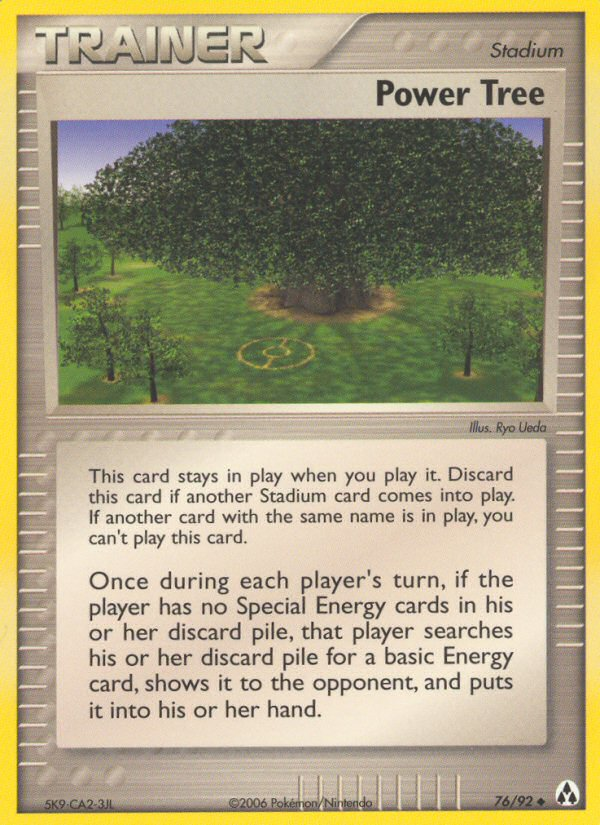 Power Tree (76/92) [EX: Legend Maker] | Jomio and Rueliete's Cards and Comics