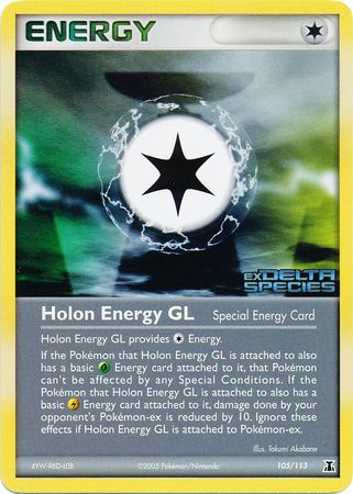 Holon Energy GL (105/113) (Stamped) [EX: Delta Species] | Jomio and Rueliete's Cards and Comics