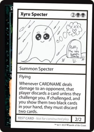 Xyru Specter (2021 Edition) [Mystery Booster Playtest Cards] | Jomio and Rueliete's Cards and Comics
