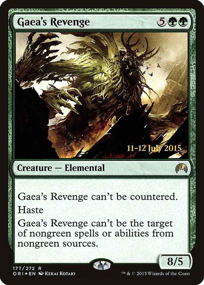 Gaea's Revenge [Magic Origins Prerelease Promos] | Jomio and Rueliete's Cards and Comics