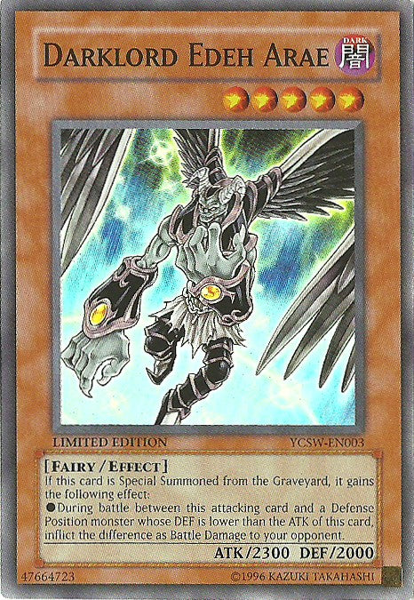 Darklord Edeh Arae [YCSW-EN003] Super Rare | Jomio and Rueliete's Cards and Comics