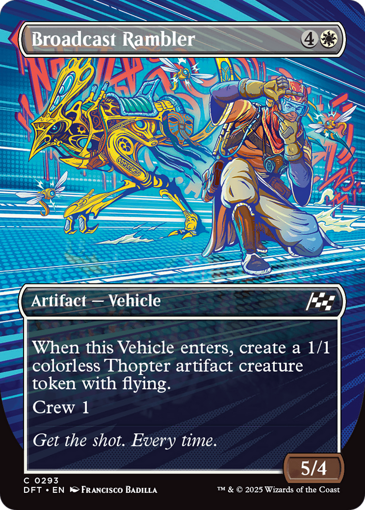 Broadcast Rambler (Borderless) [Aetherdrift] | Jomio and Rueliete's Cards and Comics