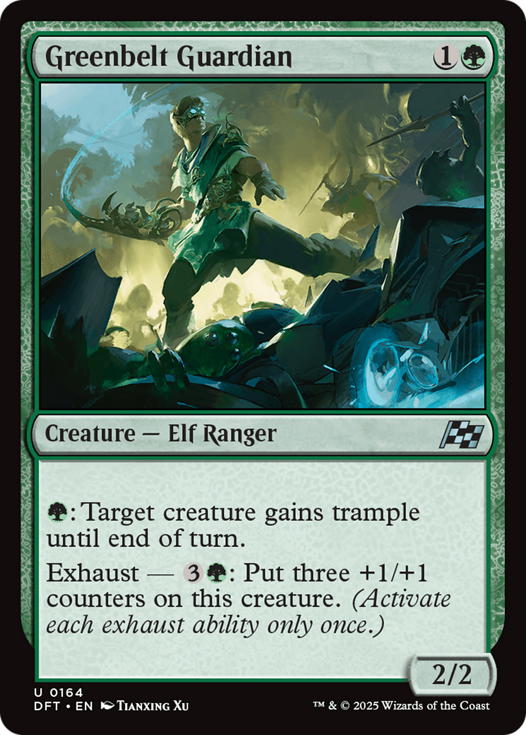 Greenbelt Guardian [Aetherdrift] | Jomio and Rueliete's Cards and Comics