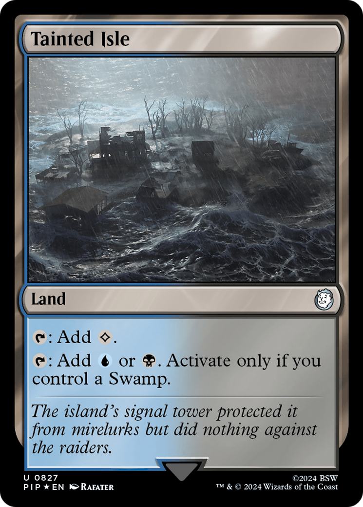 Tainted Isle (Surge Foil) [Fallout] | Jomio and Rueliete's Cards and Comics