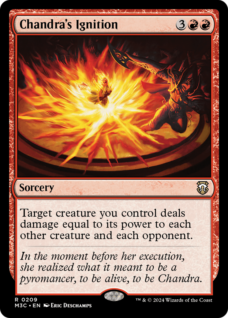 Chandra's Ignition (Ripple Foil) [Modern Horizons 3 Commander] | Jomio and Rueliete's Cards and Comics