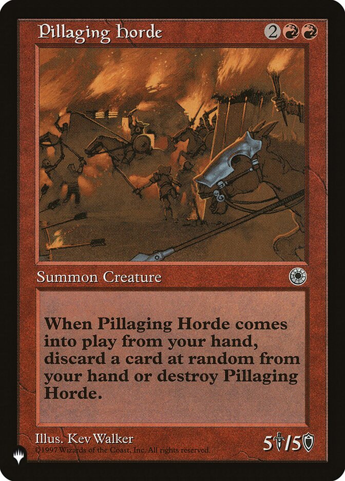 Pillaging Horde [The List] | Jomio and Rueliete's Cards and Comics