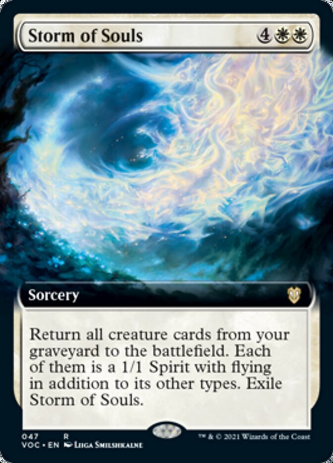 Storm of Souls (Extended Art) [Innistrad: Crimson Vow Commander] | Jomio and Rueliete's Cards and Comics