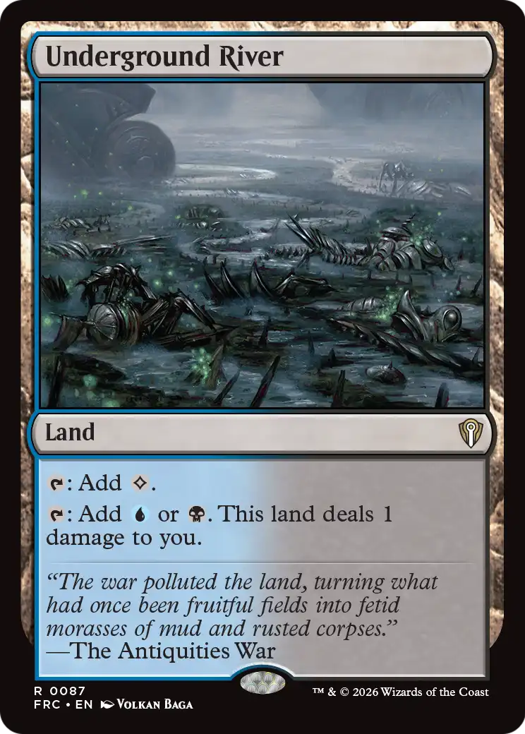 Underground River [Reality Fracture Commander] | Jomio and Rueliete's Cards and Comics