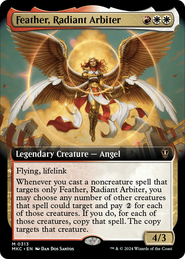 Feather, Radiant Arbiter (Extended Art) [Murders at Karlov Manor Commander] | Jomio and Rueliete's Cards and Comics