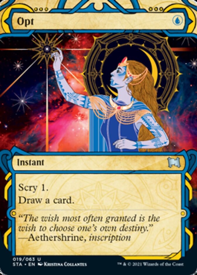 Opt (Foil Etched) [Strixhaven: Mystical Archive] | Jomio and Rueliete's Cards and Comics