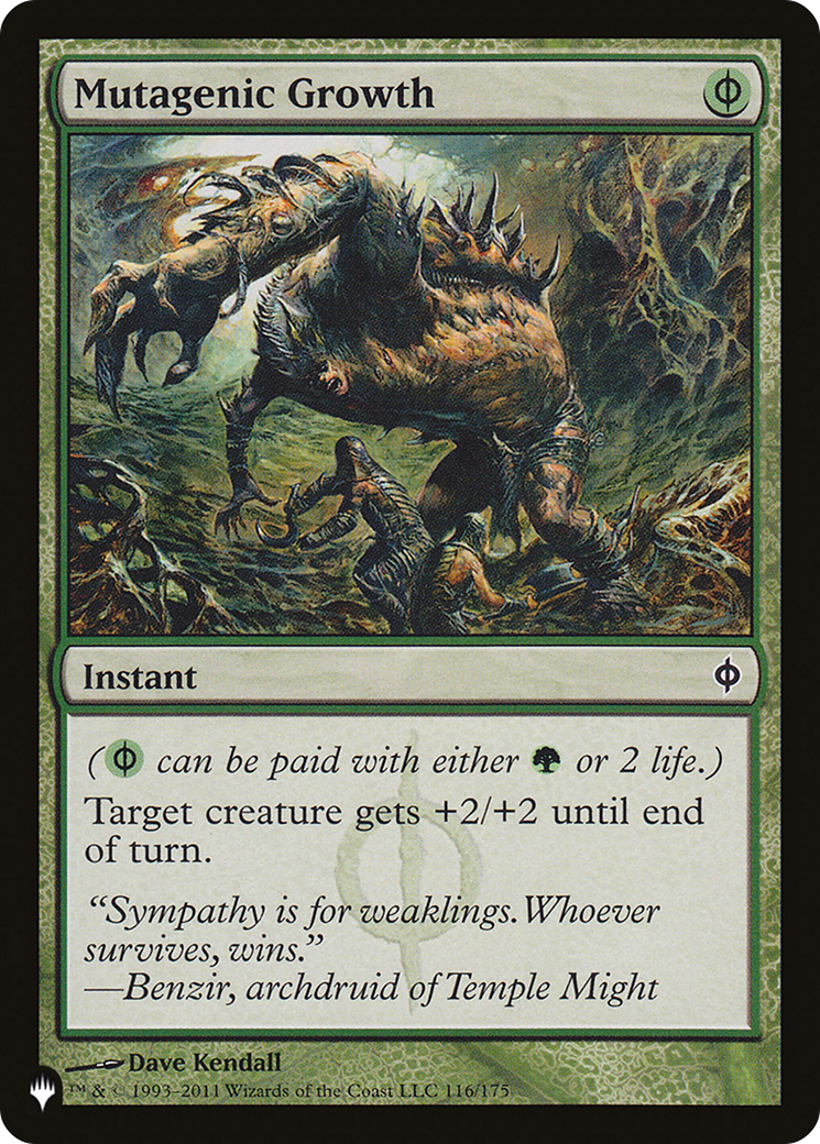 Mutagenic Growth [The List] | Jomio and Rueliete's Cards and Comics