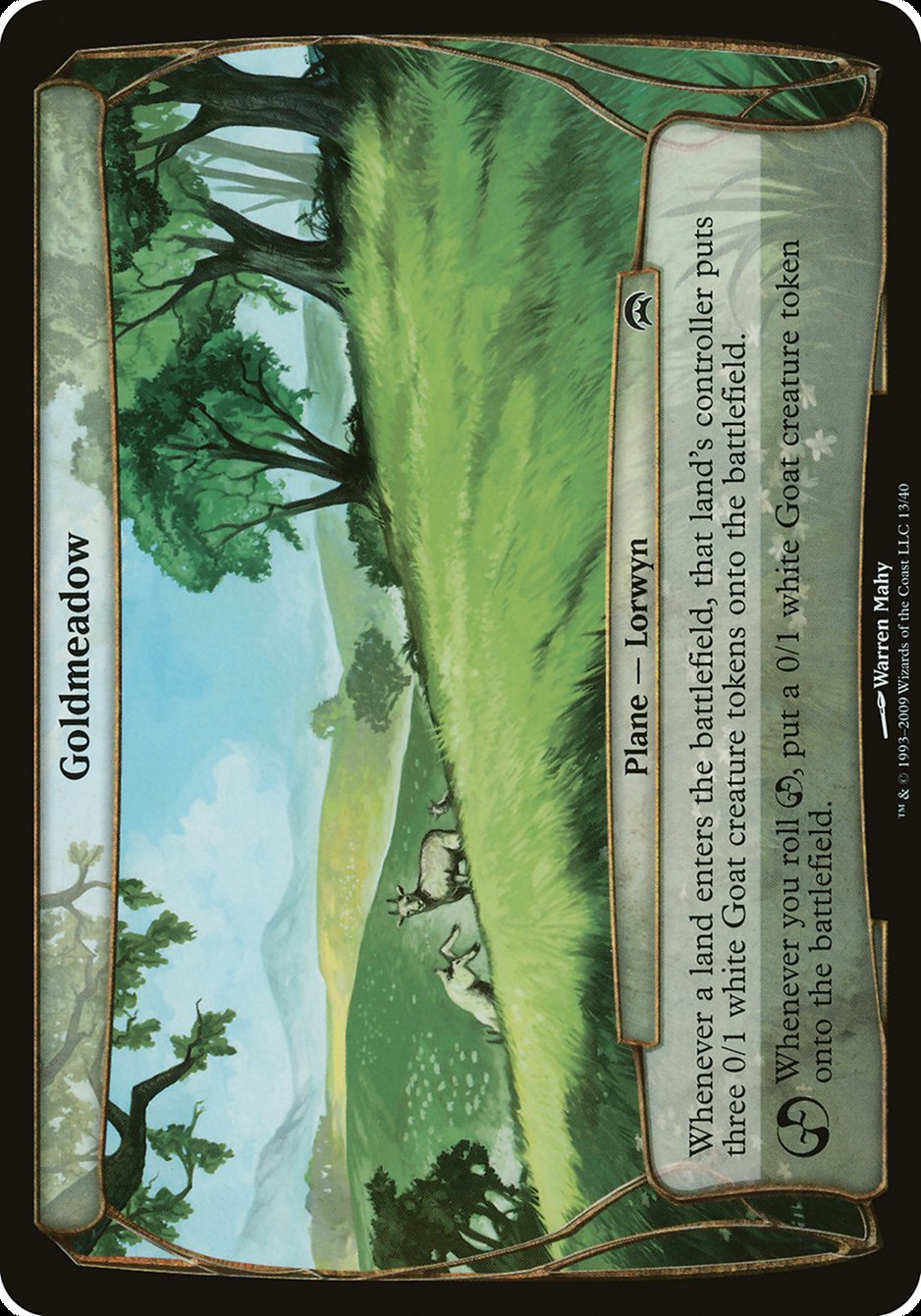Goldmeadow (Planes) [Planechase Planes] | Jomio and Rueliete's Cards and Comics