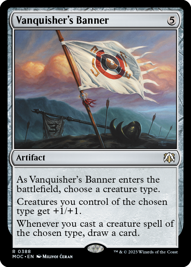Vanquisher's Banner [March of the Machine Commander] | Jomio and Rueliete's Cards and Comics