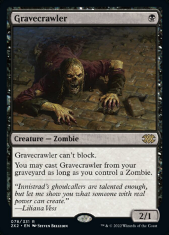 Gravecrawler [Double Masters 2022] | Jomio and Rueliete's Cards and Comics