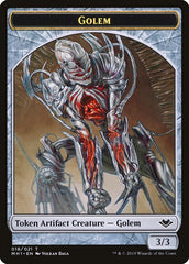 Zombie // Golem Double-Sided Token [Modern Horizons Tokens] | Jomio and Rueliete's Cards and Comics