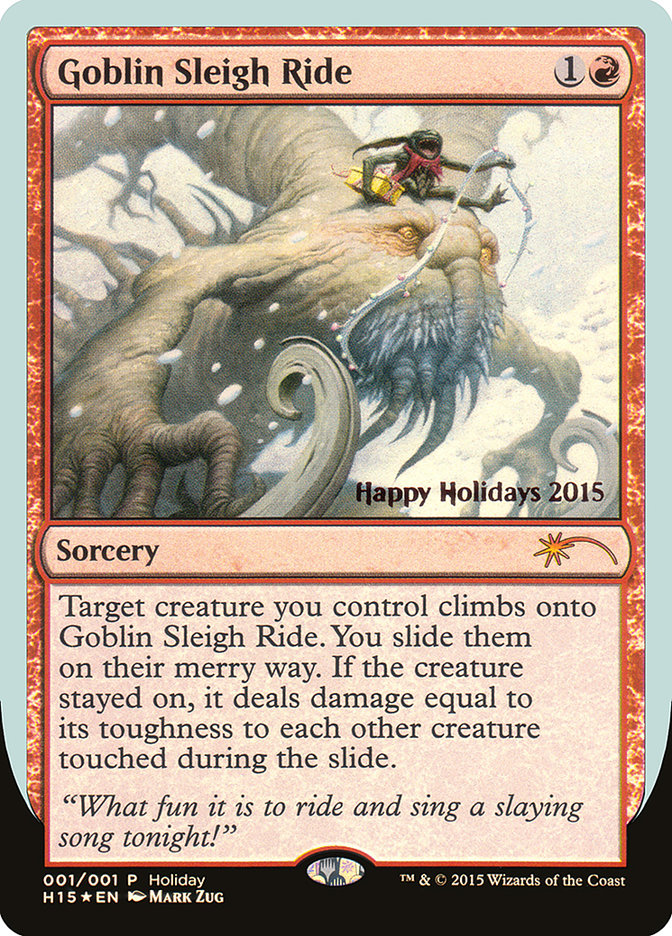 Goblin Sleigh Ride [Happy Holidays] | Jomio and Rueliete's Cards and Comics