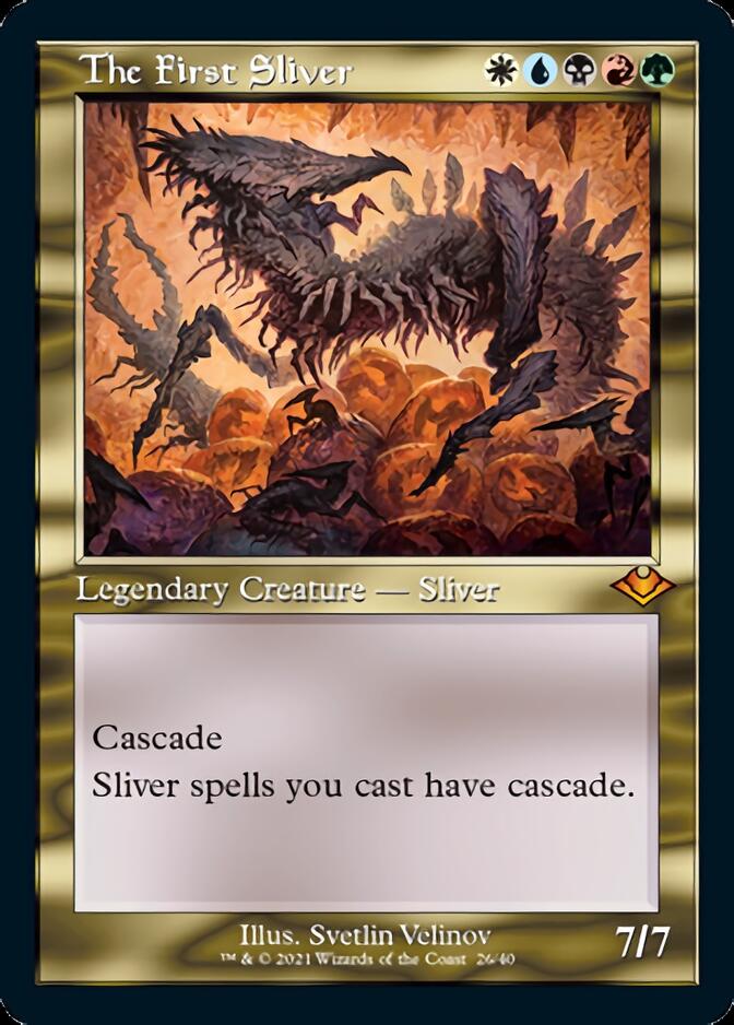The First Sliver (Retro Foil Etched) [Modern Horizons] | Jomio and Rueliete's Cards and Comics