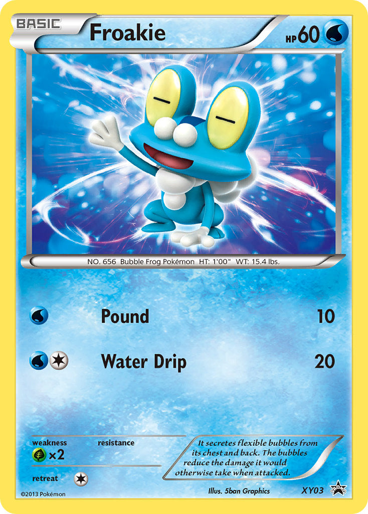 Froakie (XY03) [XY: Black Star Promos] | Jomio and Rueliete's Cards and Comics