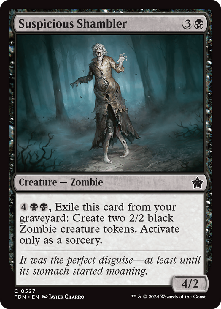 Suspicious Shambler [Foundations] | Jomio and Rueliete's Cards and Comics