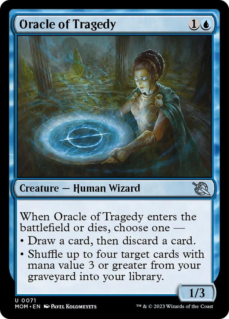 Oracle of Tragedy [March of the Machine] | Jomio and Rueliete's Cards and Comics