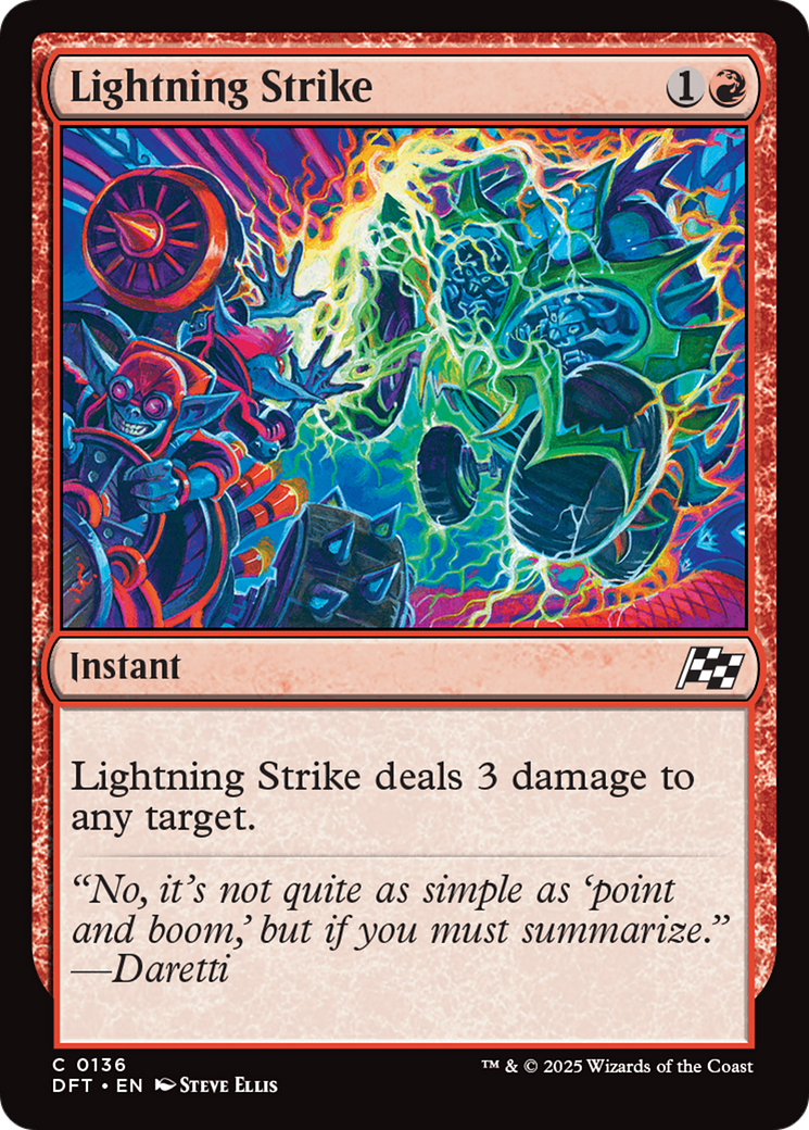 Lightning Strike [Aetherdrift] | Jomio and Rueliete's Cards and Comics