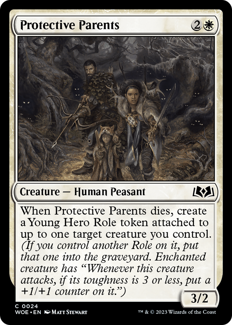 Protective Parents [Wilds of Eldraine] | Jomio and Rueliete's Cards and Comics