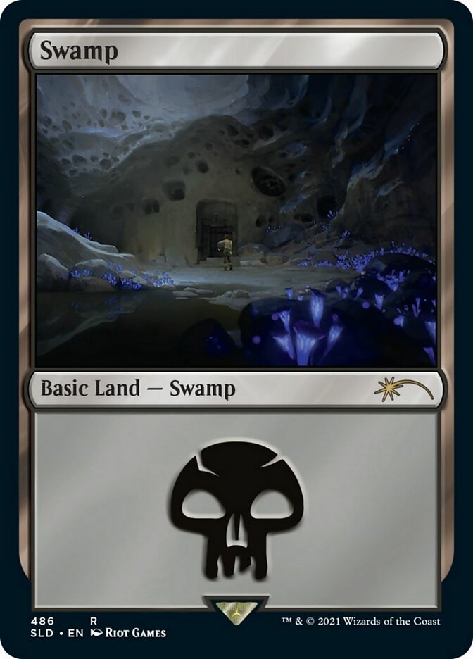 Swamp (486) [Secret Lair Drop Series] | Jomio and Rueliete's Cards and Comics