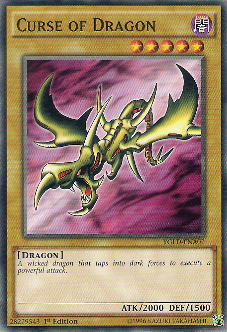 Curse of Dragon [YGLD-ENA07] Common | Jomio and Rueliete's Cards and Comics